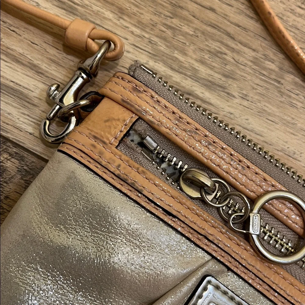 Coach poppy shimmer bag - Picture 8 of 8